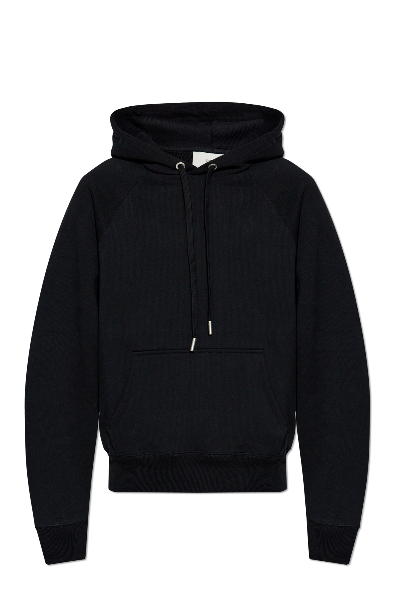 【AMI】Alexandre Mattiussi Sweatshirts Black ☆大人気☆ AMI Paris: SSENSE Exclusive Black Oversized Ami De Cœur